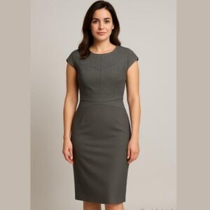 ZARA | Mixed Media Sheath Dress